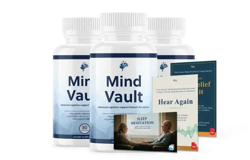 Popular package of Mind Vault, 3 bottles